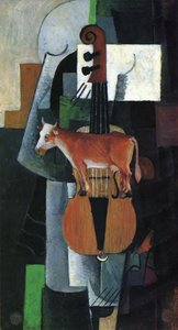 Vache et violon - Kazimir Severinovich Malevich